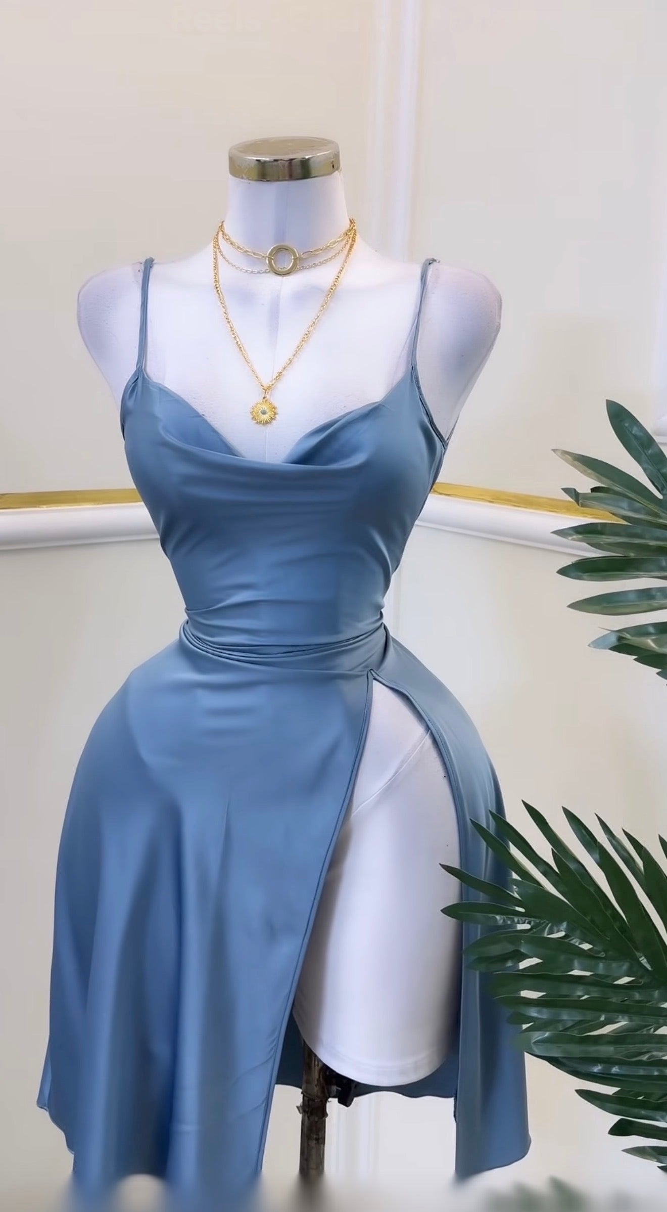 Premium Mulberry-Silk Silk Sleeveless Dress for Ladies