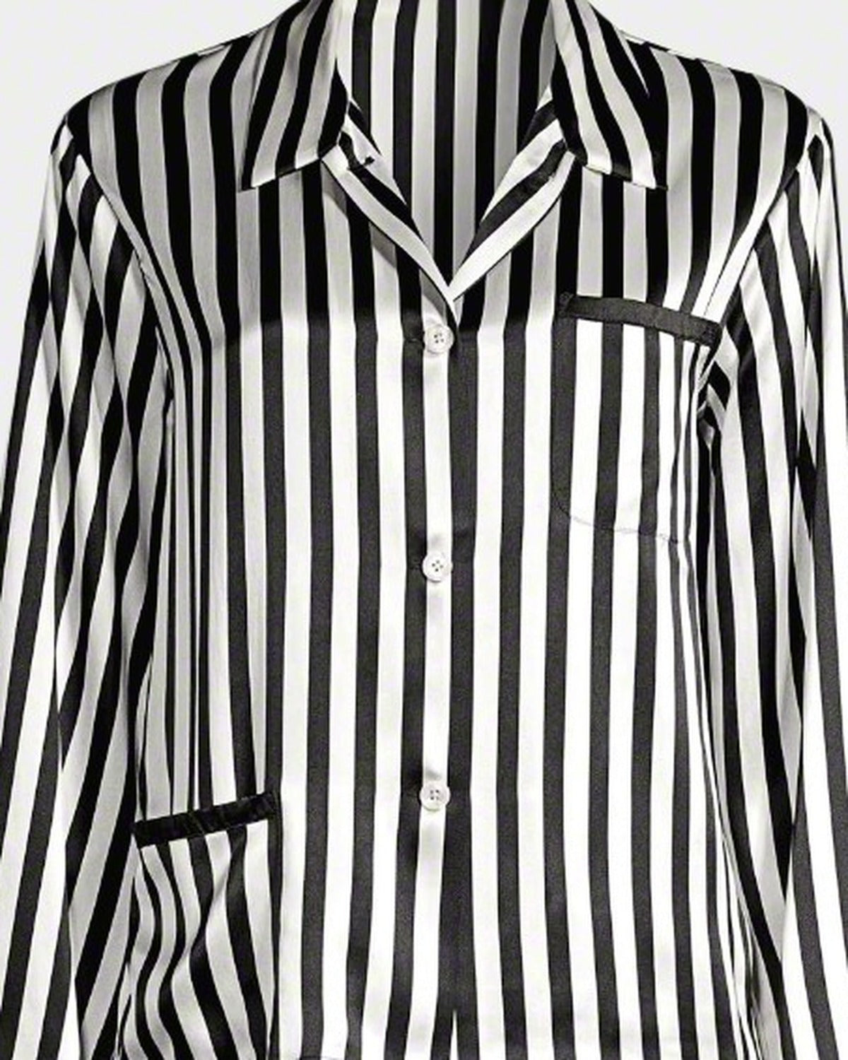 Margot Striped Silk Pyjama Set
