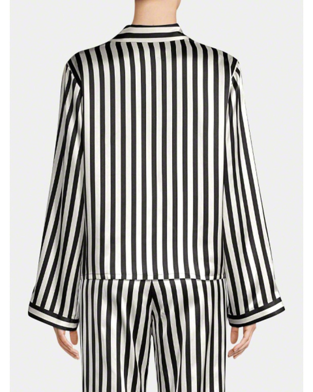 Margot Striped Silk Pyjama Set